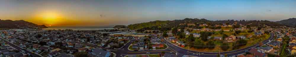 Pacifica � Sunset � 360� Aero View