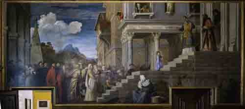 Titian Virgin At Temple